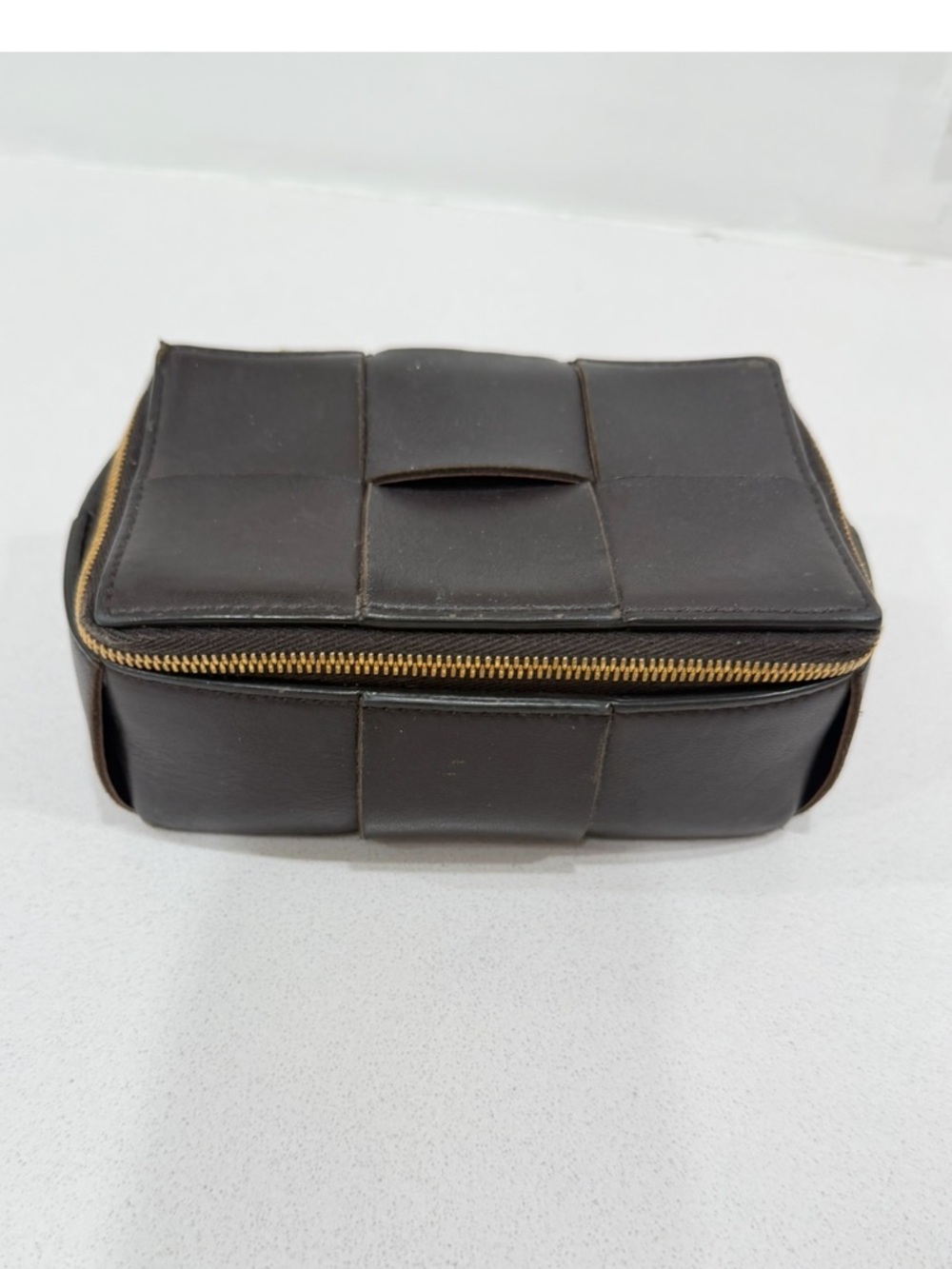 Bottega Veneta Zip Cassette  Make Up Case.
